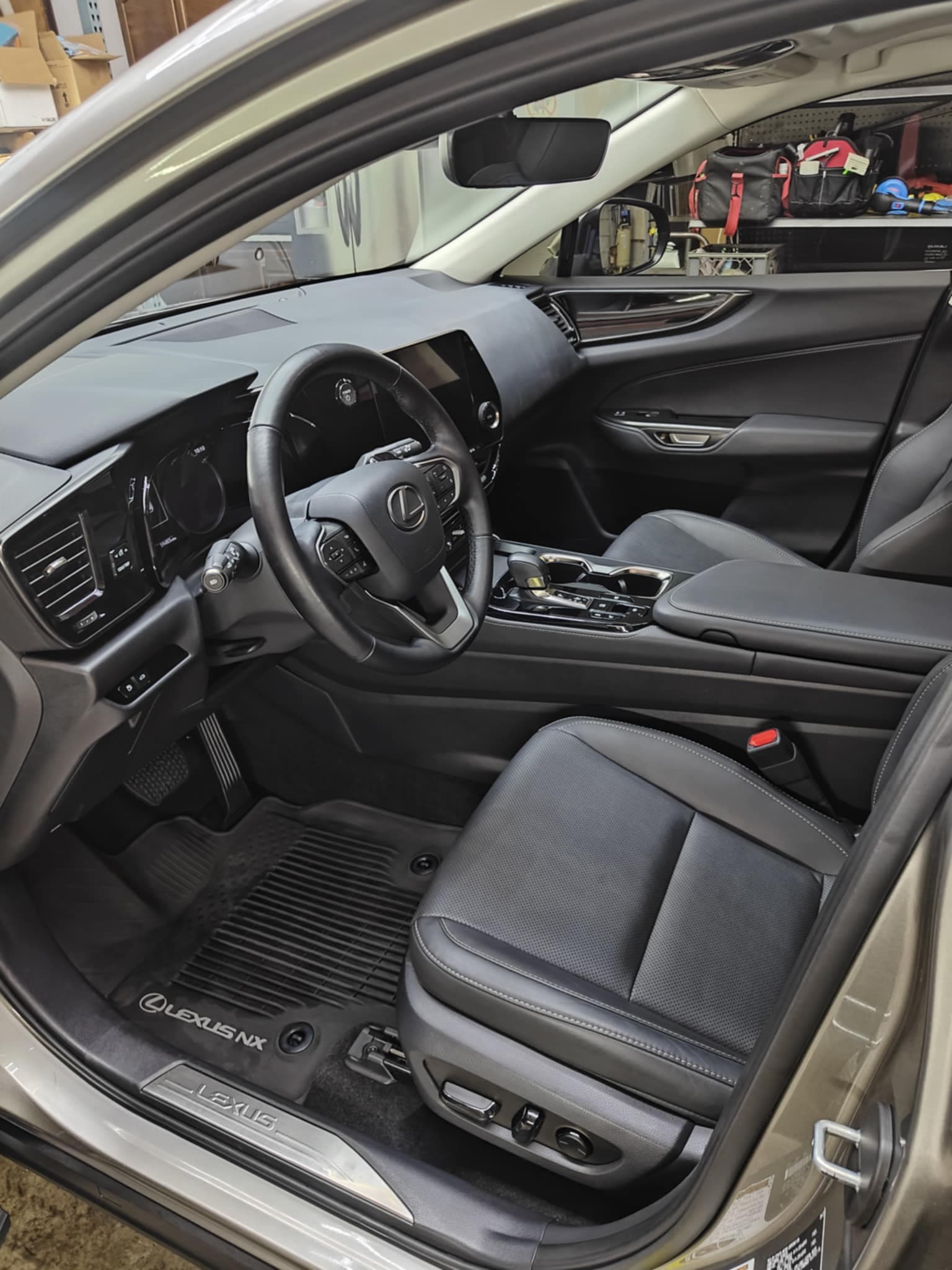 Cleaned Interior of a 2024 Lexus SUV